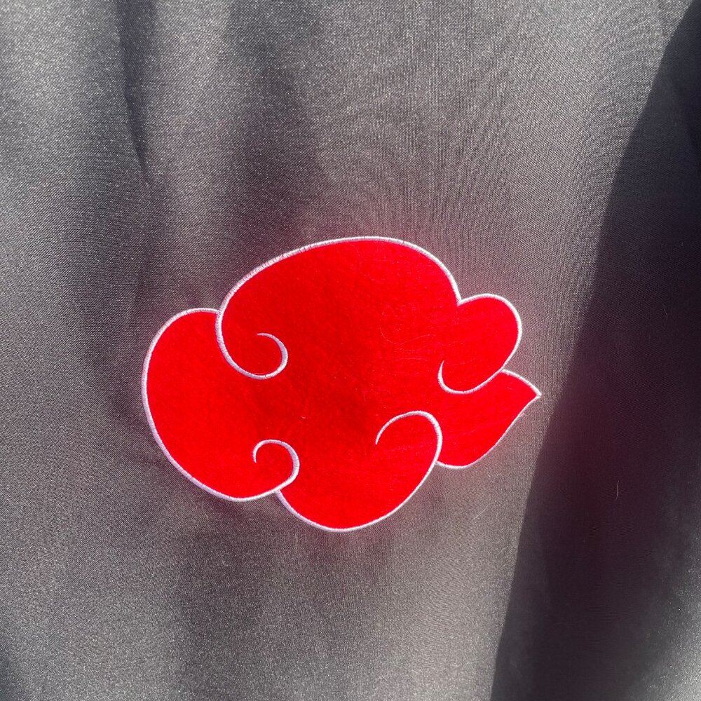 Men's Size Small Black & Red Akatsuki Naruto Cloak - Picture 5 of 5
